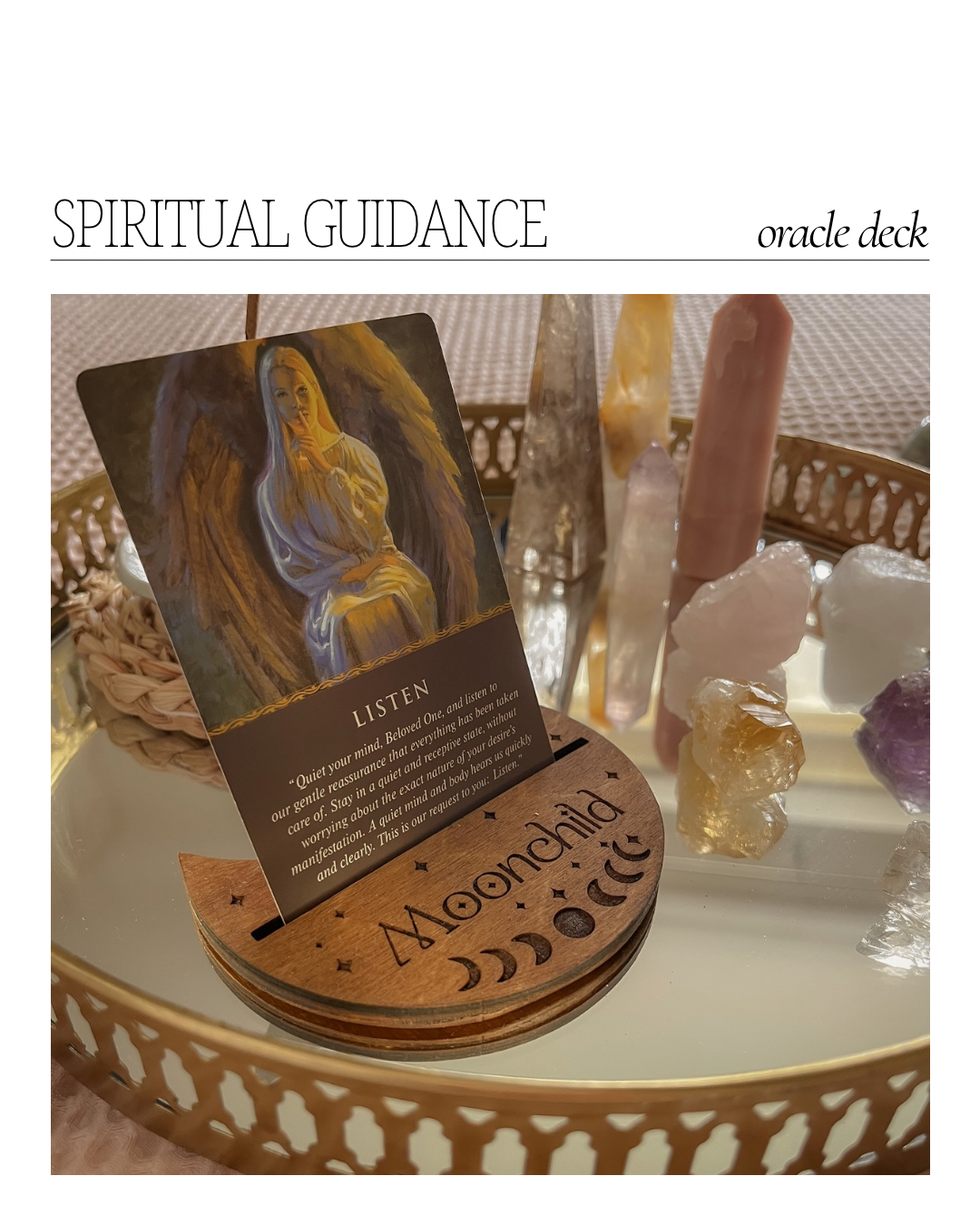 Spiritual guidance oracle messages