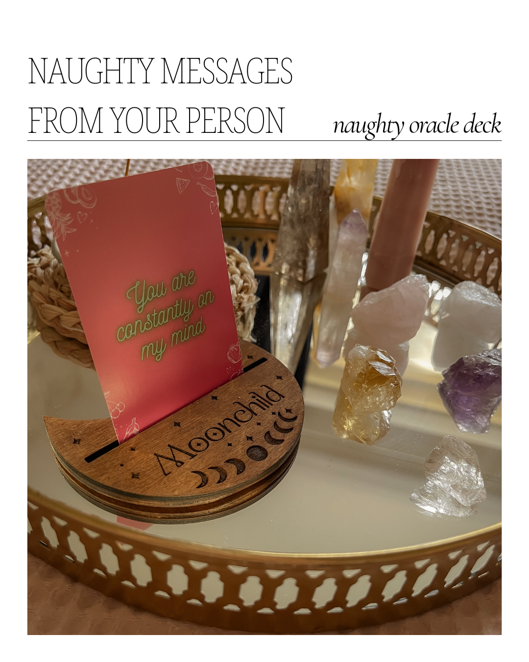 Naughty messages from your person
