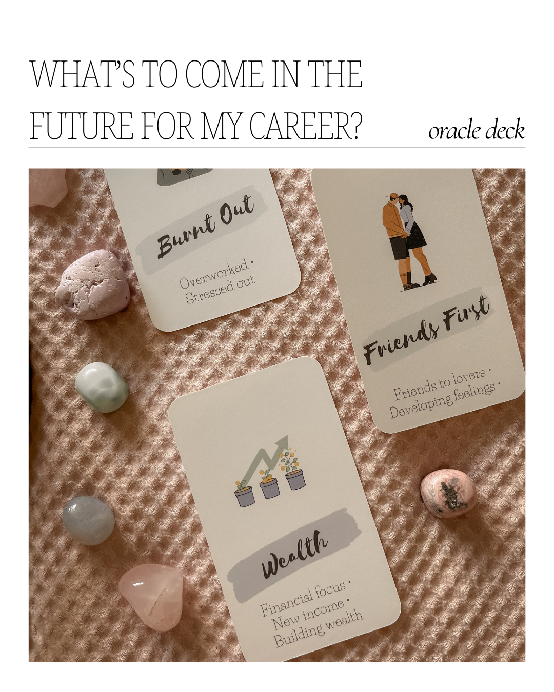 Tarot - what's to come in the future for my career?