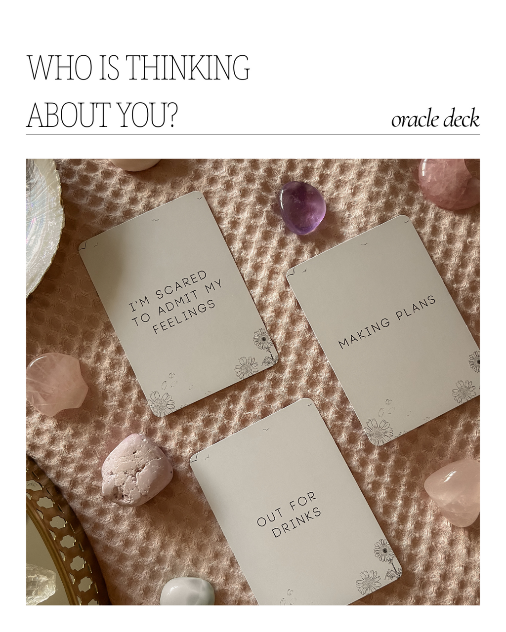 Who is thinking about you?