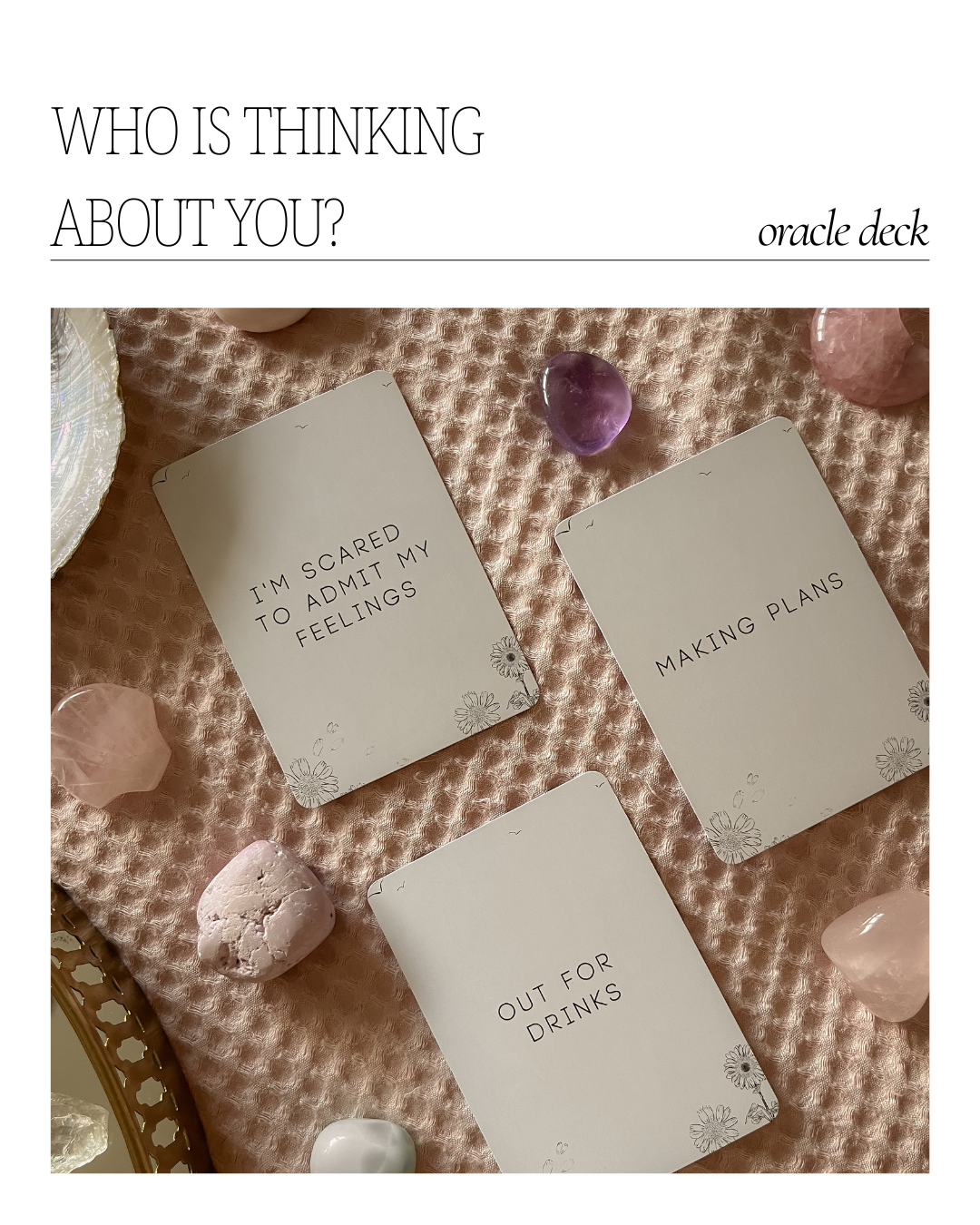 Who is thinking about you?