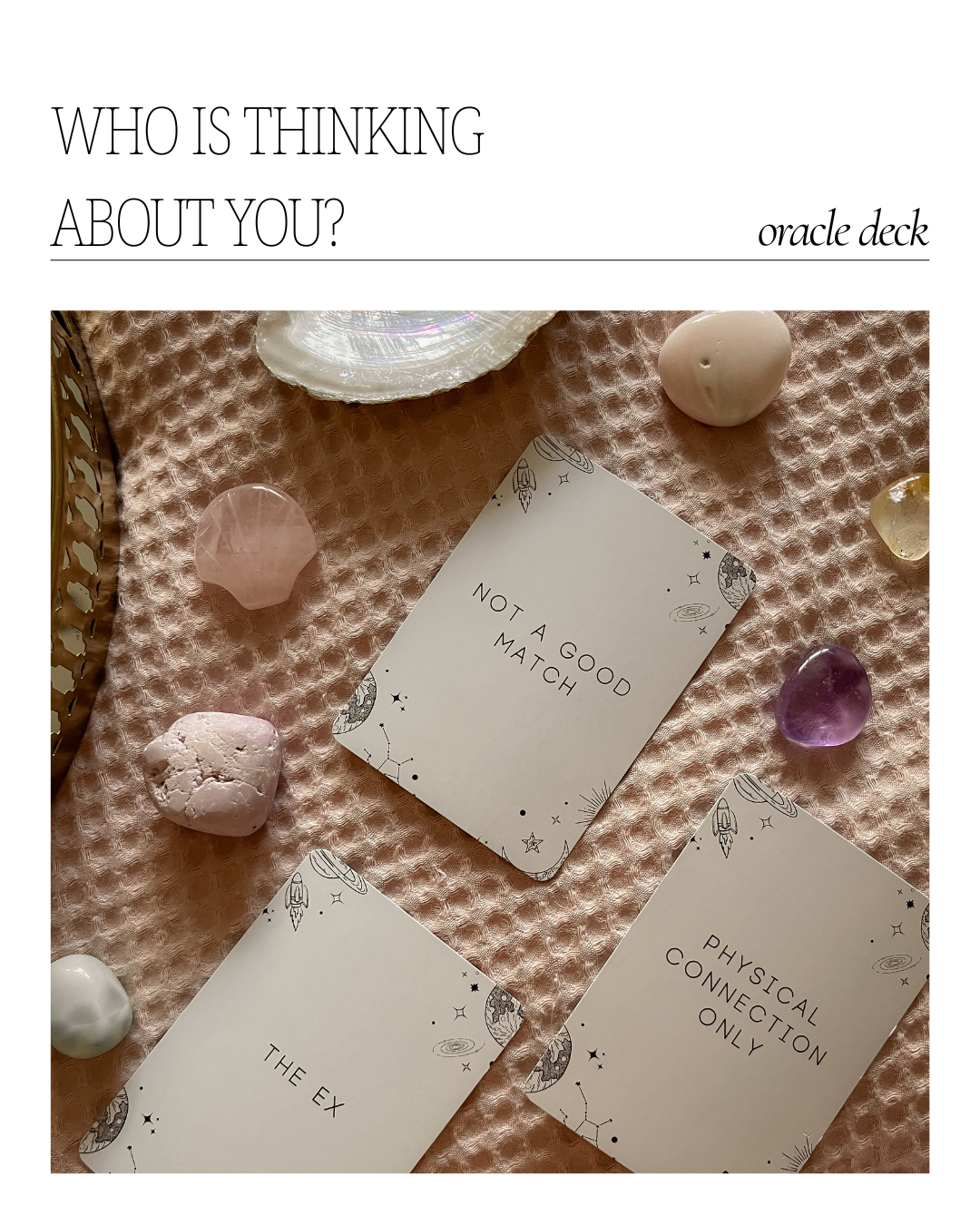 Who is thinking about you?