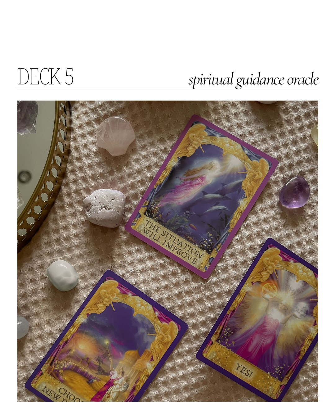 Spiritual guidance oracle messages