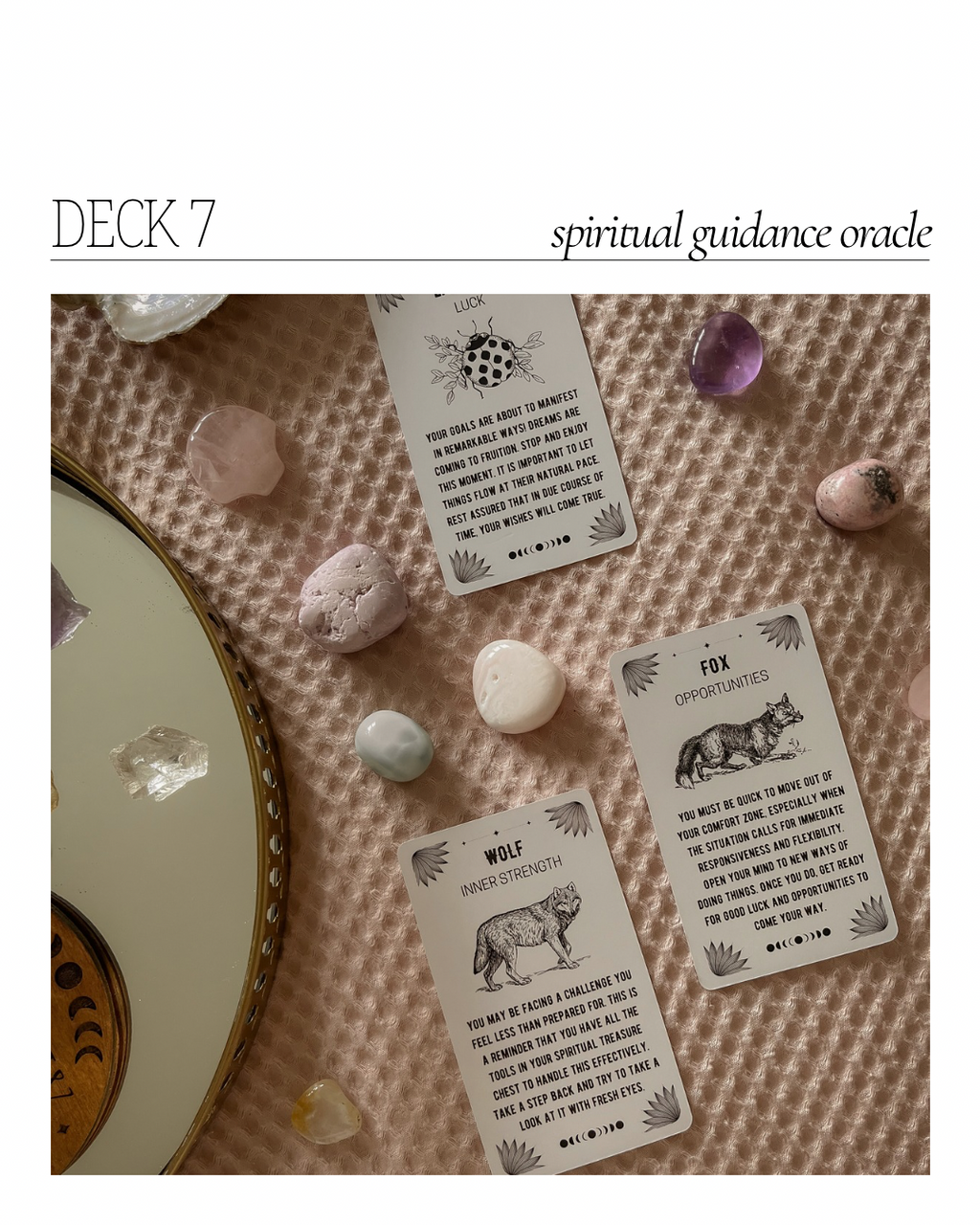 Spiritual guidance oracle messages