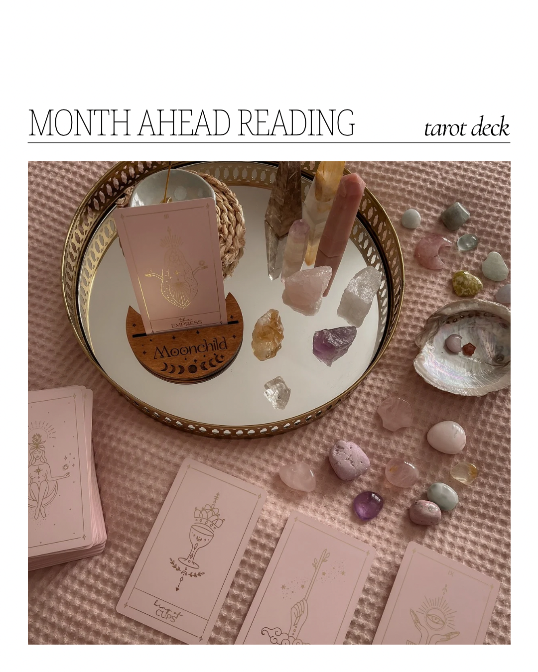 Tarot - month ahead reading