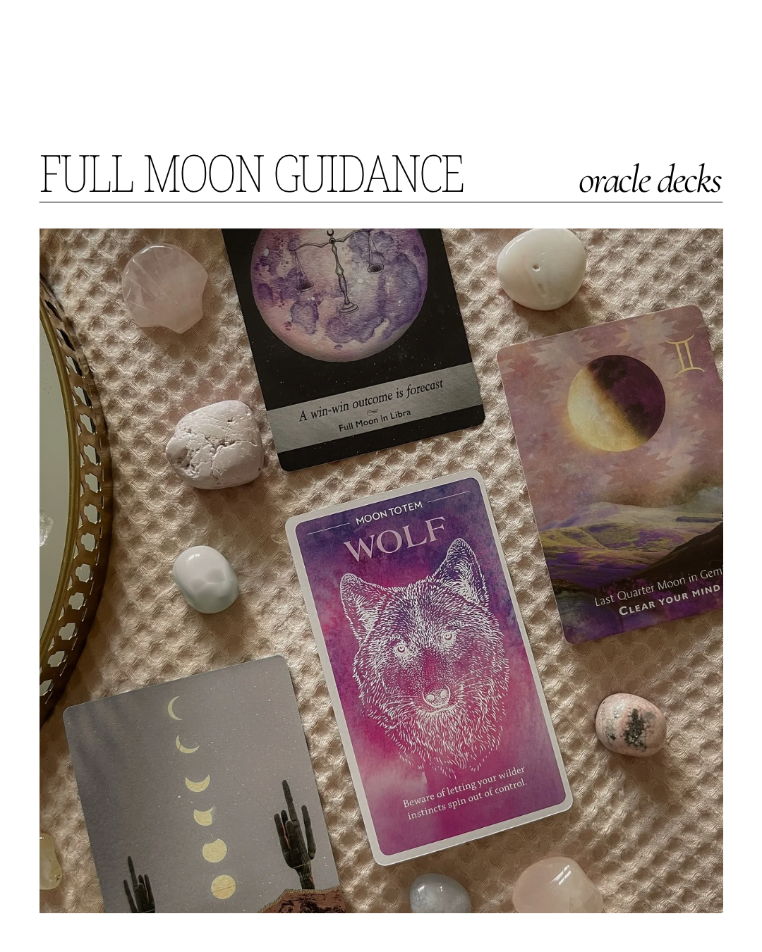 Full Moon Guidance Oracle Reading